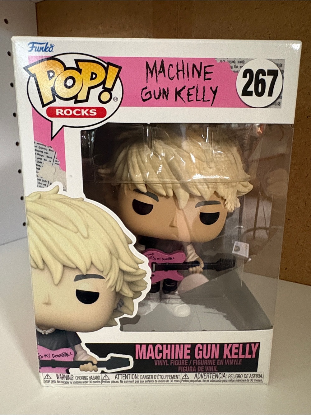 Funko Machine Gun Kelly Blonde with Pink Guitar Pop! Rocks #267